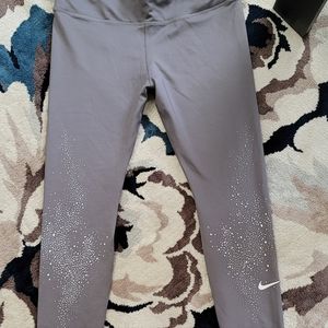 Nike Reflective Stardust style Leggings XL